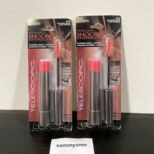 LOREAL Telescopic Shocking Extensions MASCARA BLACKEST BLACK #972 x2